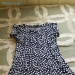 Blue and White Dotted Dress