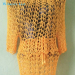 HANDMADE CROCHET SHELL DRESS