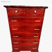 Chester Draw ( 7 Draw ) Brown Colour 
Solid Wood (POPNUT )

