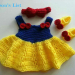 crochet baby girl dress set