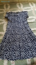 Blue and White Dotted Dress