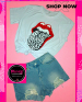 Cute shorts set with top