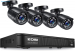 ZOSI H.265+1080p Home Security Camera System,4 Channel 5MP-Lite CCTV DVR with 4 x 1920