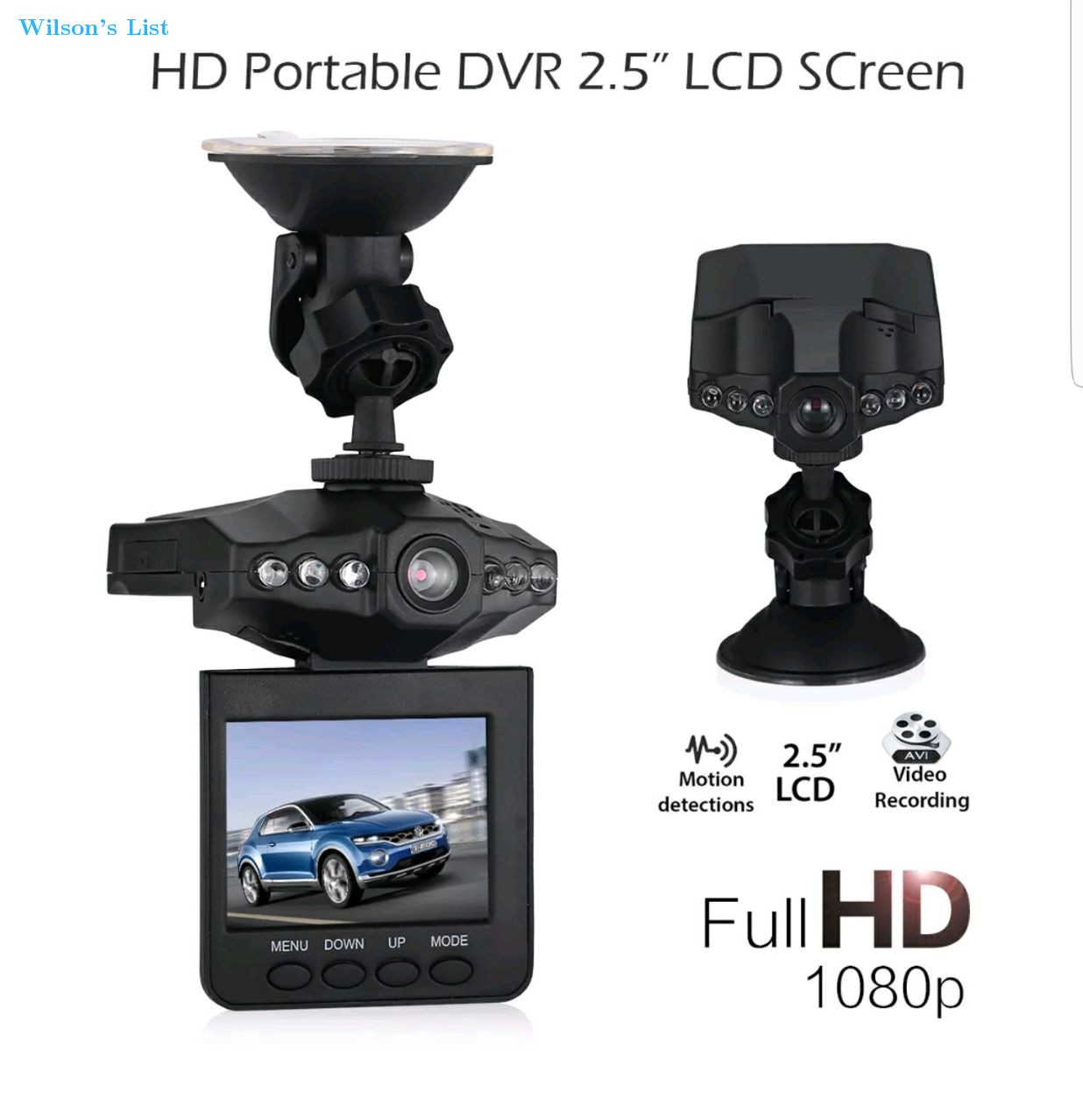 Camera HD Car DVR Video Recorder Night Vision G sensor Dash Cam UK Stock JXD2214 