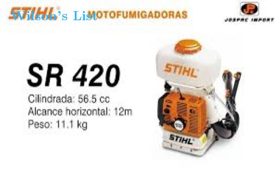 oor financieel drempel Stihl SR420 Knapsack Garden Spray Mist Blower/Mistblower