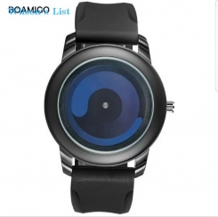 Fashon men unisex watch BOAMIGO brand men quartz watch creative design rubber analog wristwatch
