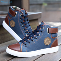 Comfortable Men Hightop Shoes