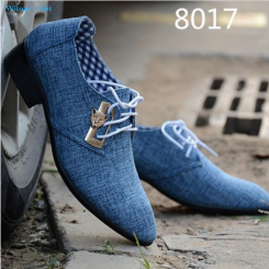Male Canvas English Breathable Business Casual Shoes