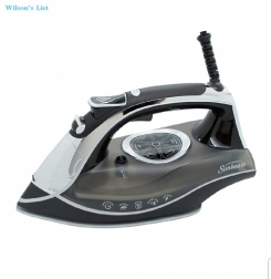 Sunbeam AERO Ceramic Soleplate Iron with Dimpling and Channeling Technology, 1600W (Grey)