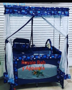 Wonder baby playpen crib With Mosquito Mesh