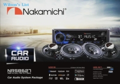 Nakamichi Bluetooth/CD/MP3 Radio with 2 pairs of Speakers NRS8627