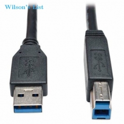 USB 3.0 SuperSpeed SS A to B Cable 6ft