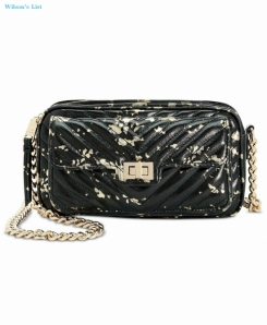 STEVE MADDEN - Crossbody PURSE SILVER QUILTED HANDBAG 