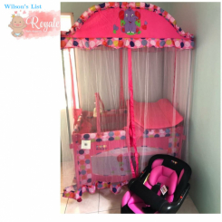 Wonder baby playpen /crib With Mosquito Mesh