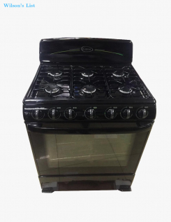 Certon Six Burner Gas Stove ( Black Colour ) 