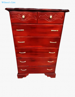Chester Draw ( 7 Draw ) Brown Colour 
Solid Wood (POPNUT )
