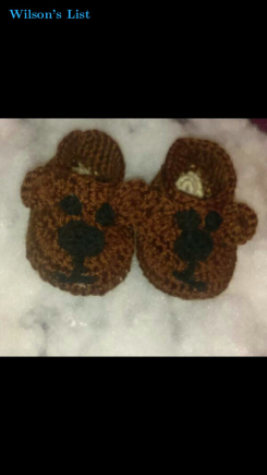 baby boy crochet shoes