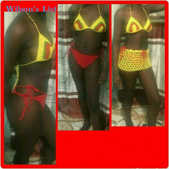rasta colour swimwear 