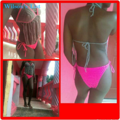 crochet swimwear