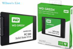 Western Digital 120GB Solid State Hard Drive