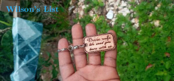 Drive safe keychain/pendant 