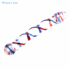 Candy Cane Crystal Dildo