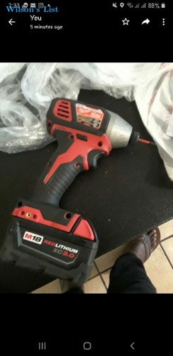 impact drill 1/4 no charger