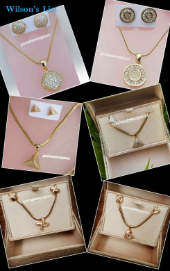 Cute, Classy, Unique Stainless Steel Necklace Set.