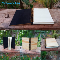 Wooden Notebook (engraved)