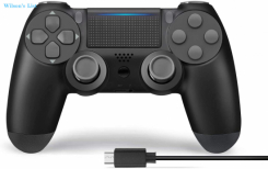 PS4 Wireless Controller for Sony PS4/Pro/Slim/PC with Audio Function, Speaker and Dual Vibration