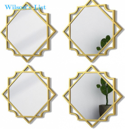 SGUTEN Decorative Wall Mirrors for Deocr Pack of 4