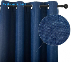 Lipo Linen Textured Blackout Curtain, Panels Set of 2 Panels (42 x 84 Inch)