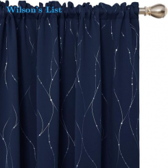 Deconovo Light Blocking Window Curtains Pack of 2 Panels (W52 x L84 Inch)