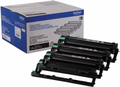 Brother Genuine Drum Unit, DR221CL, Seamless Integration, Yields Upto 15,000 Pages, Color