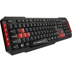 Minibird Gonolek Semi-Mechanical Keyboard, Wired, 10 Multimedia Keys, Programmable Function Keys, US