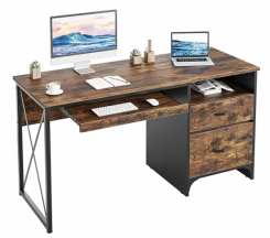 Bestier 55 inch Computer Desk with Storage Drawers