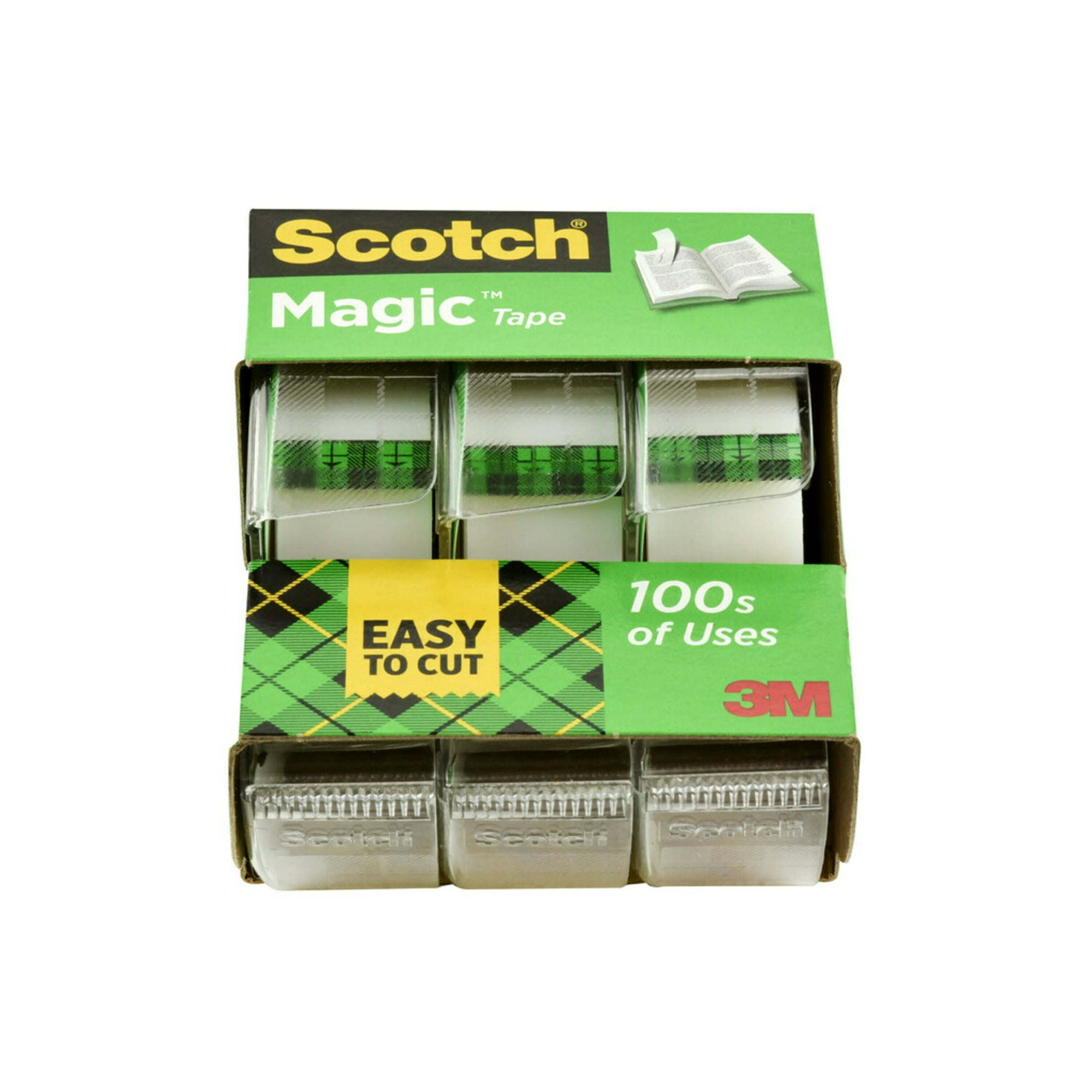 Scotch Magic Tape Dispenser. Â¾ in. x 325 in., 3 Dispenser