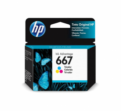 HP - 667 - Ink cartridge-tricolor